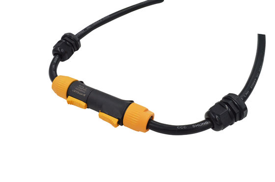 Industrial Male And Female Power Connector Waterproof Ip65 Outdoor