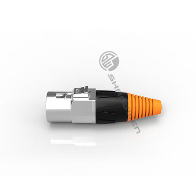 IP65 Waterproof Rj45 Male And Female Connector Metal Button Upgrade Model