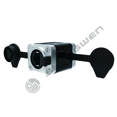 Outdoor Waterproof Ethercon RJ45 Connectors Female Adapter for Cat5e Network Power Ethernet Cable Extension Connector