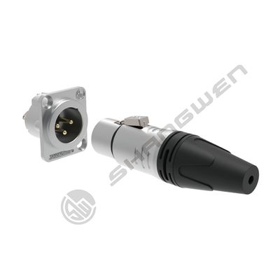 Audio XLR 5 Pin Waterproof Electrical Connectors Ip65 Female Plug