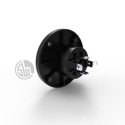 4 Pin Loudspeaker Chassis Engineering Plastic Male Connector Round Shape Latch Lock with 4pins