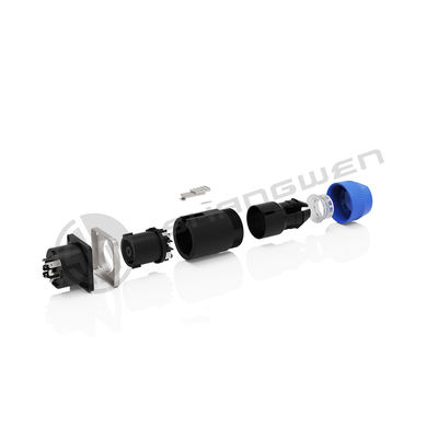 8-Pin Female Speaker Polyamide Shell Female Plug 8 Pin Loudspeakers Connector for 8-20mm Cable High Quality Audio Connectors