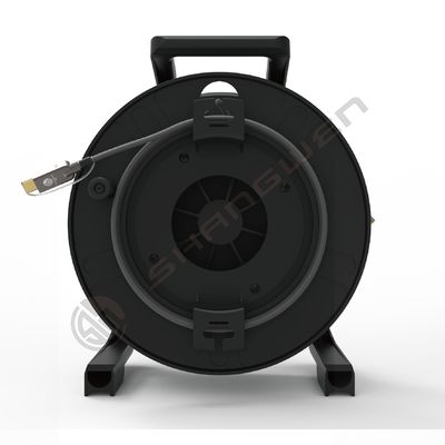 Armored Optical Fiber HD MI2.0 HD Cable Drum 4K 60Hz TPU Covered  Cable  OM3 Fiber  Copper Wires  Protect Shell Cable Reel