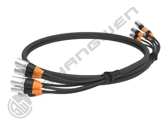 6 Channel 6 Port Hybrid Snake CAT6 SFUTP Solid Network Data LED Screened Cable for Communication Multi-Channel Ethercon Cable