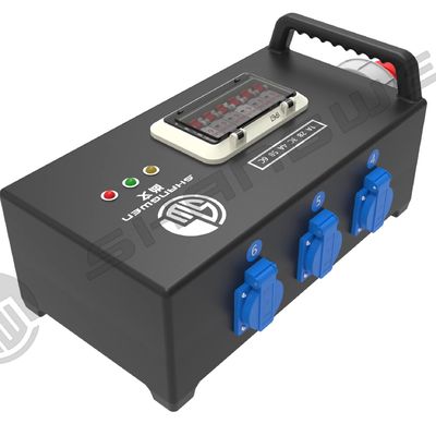 IP67 Portable Industrial Waterproof Power Distribution Box  32A  ABS Distribution Box 6  Euro Plug ABS Electric Box