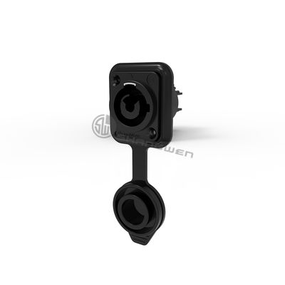 250v 20A IP65 Czarny Powercon Podwozie Złącze z gniazdkiem wodoodporne dla ekranu LED