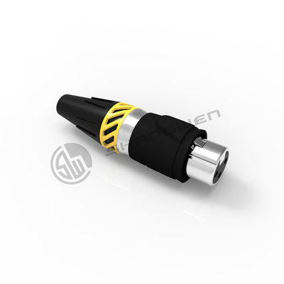 16A Wire XLR Connector 3 Pin Waterproof Ip65 Female Plug Outdoor