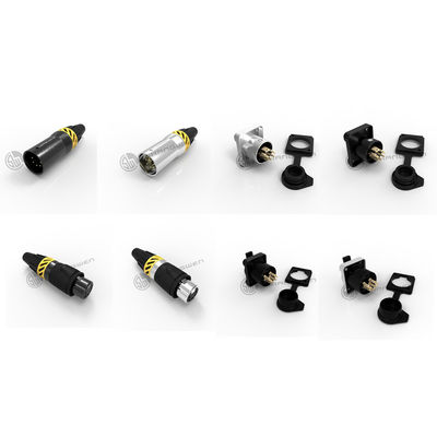 Wodoszczelny 5-pin XLR Connector IP65 Mężczyzna Kobieta Konektor gniazdkowy