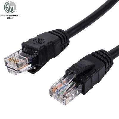 Okrągły kabel Cat6a UTP 24AWG 4 pary Czarny / Gary 4P PVC Ethernet