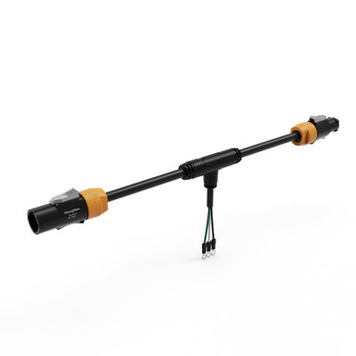 T-Line PVC Insulated Custom Power Cables 20A 250V 3 Channel Splitter Power Cable
