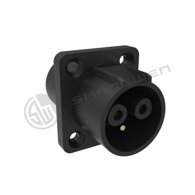 Male/Female Copper Alloy Crimp IP67 Power Connectors Up To 600V Voltage Rating Panel Mount