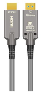 Włókno optyczne HDMI2.0 HD kablowe bębny 4K 60Hz TPU pokryty kabel do telewizji audio wideo z ochroną bobli kablowych