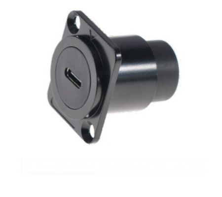 USB TYPE C Zink Alloy Square Data Connector Dustproof Audio Data Connector do akcesoriów elektroniki przemysłowej