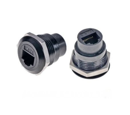 CAT6 Połącznik danych z kołowego stopów cynku, przenośnik audio USB do przenoszenia danych