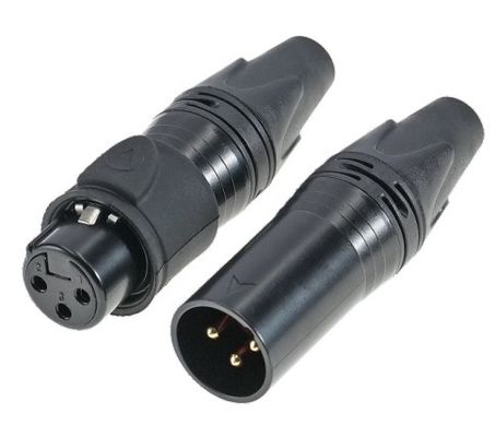 Akcesoria do elektroniki przemysłowej Wodaodporne 3 pinów łącznik XLR do audio i wideo na zewnątrz i wodoodporne
