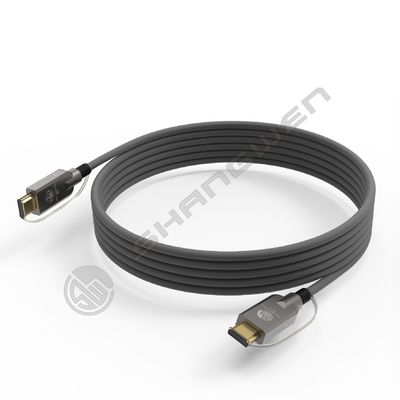 2.1 HD Link Port Kabel światłowodowy TPU Shell Stal nierdzewna 304 Blinded Tube Silicon Line Chip 4K 60Hz 8K 144Hz OD 6.0mm