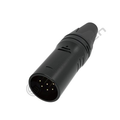 6-pin XLR Audio Video Connectors Trwałe wewnętrzne łączniki XLR z klasą ochrony IP40