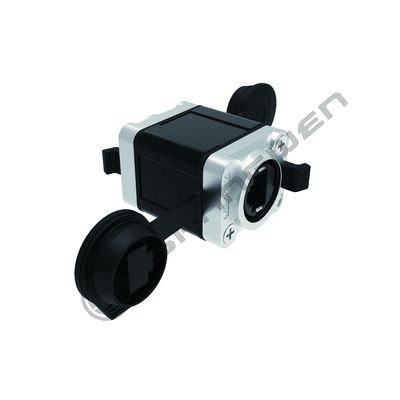 Outdoor Waterproof Ethercon RJ45 Connectors Female Adapter for Cat5e Network Power Ethernet Cable Extension Connector