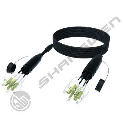 Sieciowanie Przenośna cewka kablowa z łączem SC/LC/FC i 4/6/8 rdzeniami Multimode OM2/OM3/OM4