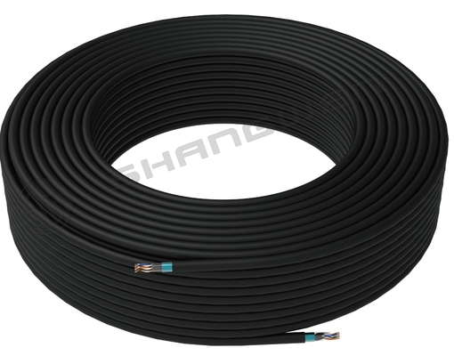 Czarny, goły miedziany kabel FTP Cat5E 24AWG 26AWG Kabel sieciowy Ethernet Cat5e 305M Kabel sieciowy FTP 24AWG 305M