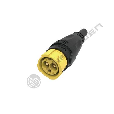 IP65 Aviation Plug Quick Plug Output Push-pull Self-locking Yellow Industrial Male Plug Power M19 Push Lock 3 Pin Connector