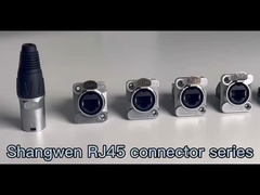 IP44 wodoodporny RJ45 wtyczka z łącznikiem zasilania do ekranu LED Audio Video