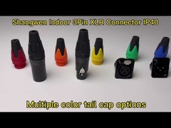 XLR Audio Power wodoodporny złącze gniazdkowe 3 szpilki mikrofon IP65