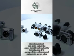 Zewnętrzny złącze Cu Alloy XLR 5-pin do mikrofonu wzmacniacz mikser wodoodporny IP65