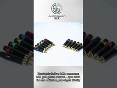Industrial Plug RCA Audio Connector 2 Kontakt RCA Male Lotus Jack