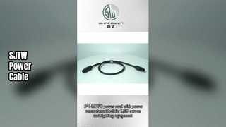 Kabel zasilający SJTW 16AWG, przewód zewnętrzny 300 V